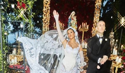 Kourtney Kardashian and Travis Barker are married.